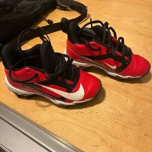 Nike Kids Red Football cleats